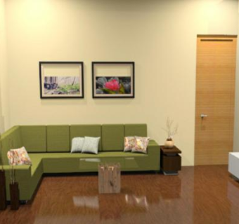 现代乡村田园客厅SU模型下载_sketchup草图大师SKP模型