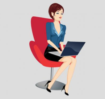 商业女性SU模型下载_sketchup草图大师SKP模型