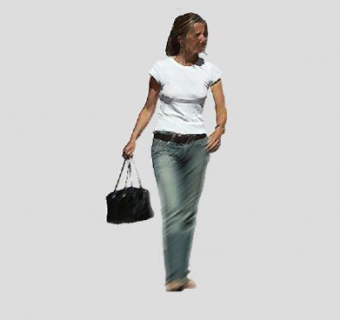 外国短发女士SU模型下载_sketchup草图大师SKP模型