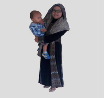 写实人物女人小孩SU模型下载_sketchup草图大师SKP模型