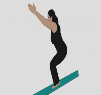 做瑜伽的女士SU模型下载_sketchup草图大师SKP模型