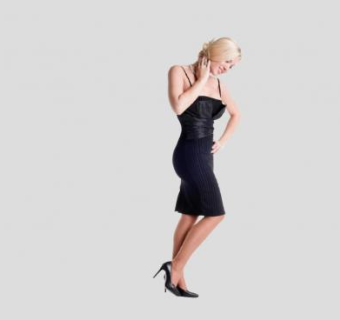 写实人物金发女士SU模型下载_sketchup草图大师SKP模型