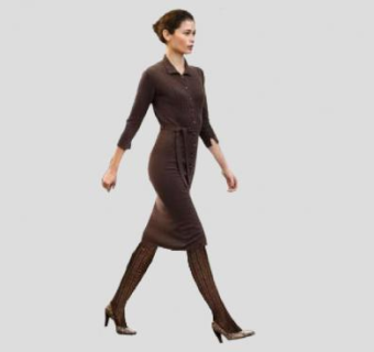 2D高挑女人SU模型下载_sketchup草图大师SKP模型