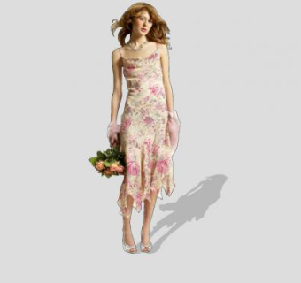 气质美女SU模型下载_sketchup草图大师SKP模型