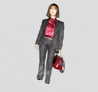 莫妮卡女演员SU模型下载_sketchup草图大师SKP模型