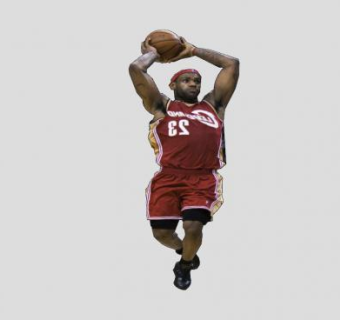 勒布朗詹姆斯SU模型下载_sketchup草图大师SKP模型