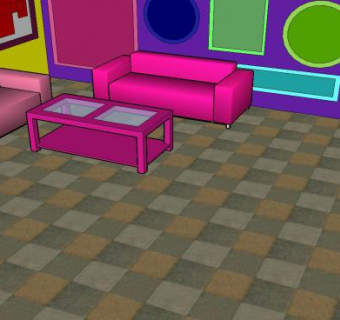 青少年卧室SU模型下载_sketchup草图大师SKP模型