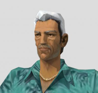 健壮老年男士SU模型下载_sketchup草图大师SKP模型