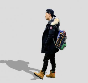 韩国男歌星SU模型下载_sketchup草图大师SKP模型