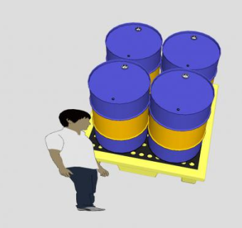 搬运男工人SU模型下载_sketchup草图大师SKP模型