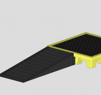 托盘梯和搬运工人SU模型下载_sketchup草图大师SKP模型