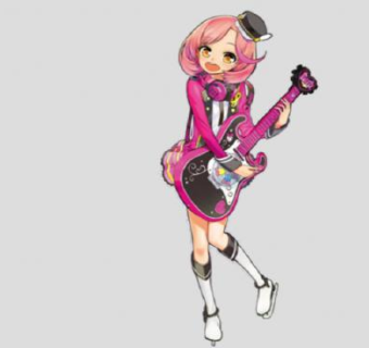 动画人物彩濑奈露SU模型下载_sketchup草图大师SKP模型