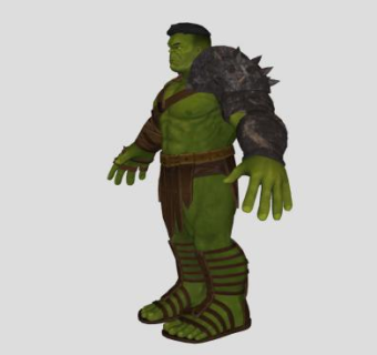 世界破坏者浩克SU模型下载_sketchup草图大师SKP模型