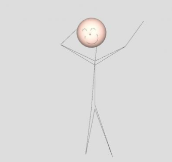 线条人SU模型下载_sketchup草图大师SKP模型