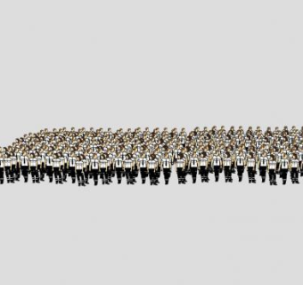 2D男女工作人员SU模型下载_sketchup草图大师SKP模型