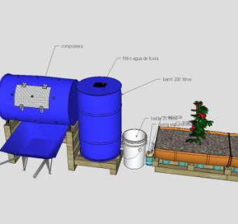 露台阳台蔬菜SU模型下载_sketchup草图大师SKP模型