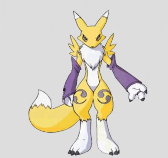 数码暴龙妖狐兽SU模型下载_sketchup草图大师SKP模型