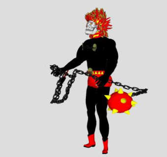 幽灵骑士SU模型下载_sketchup草图大师SKP模型