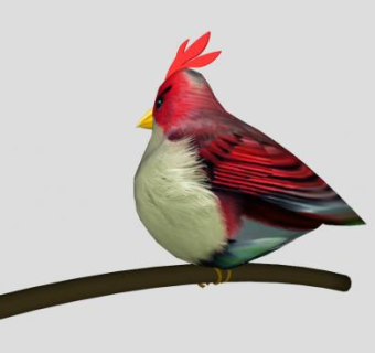 愤怒的小鸟SU模型下载_sketchup草图大师SKP模型