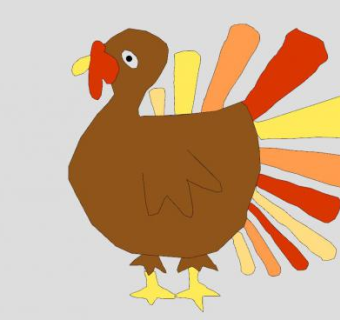 2D火鸡SU模型下载_sketchup草图大师SKP模型