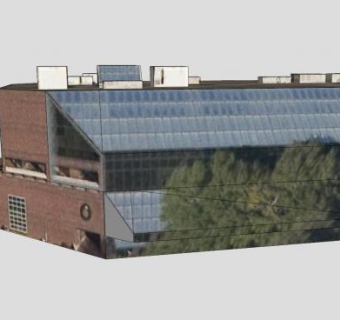 橙县办公楼售楼处SU模型下载_sketchup草图大师SKP模型