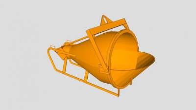 工业漏斗机械的SU模型_su模型下载 草图大师模型_SKP模型