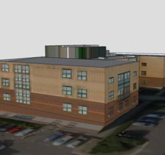 住宅办公大楼SU模型下载_sketchup草图大师SKP模型