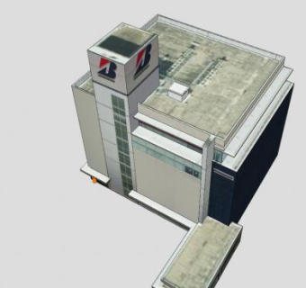 斯萨利亚九州销售楼房SU模型下载_sketchup草图大师SKP模型
