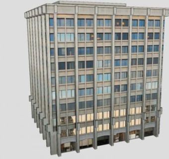 帕洛阿尔托楼房SU模型下载_sketchup草图大师SKP模型