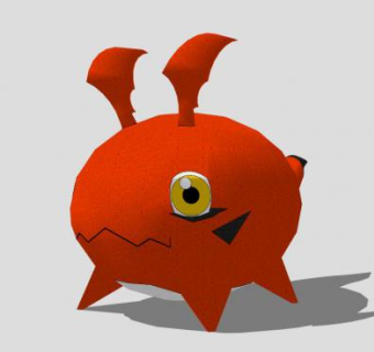 数码暴龙基基兽SU模型下载_sketchup草图大师SKP模型