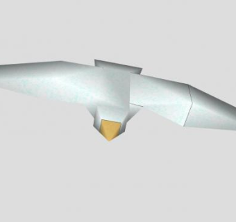 简易海鸥SU模型下载_sketchup草图大师SKP模型