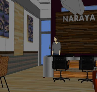 销售办公室内部SU模型下载_sketchup草图大师SKP模型