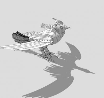 机械鸟SU模型下载_sketchup草图大师SKP模型