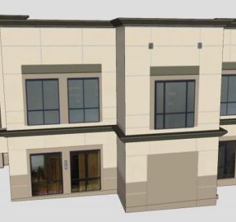 高力律师事务售楼处SU模型下载_sketchup草图大师SKP模型