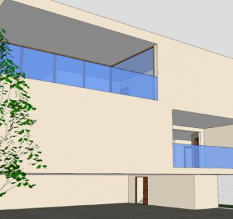 现代房子售楼处SU模型下载_sketchup草图大师SKP模型