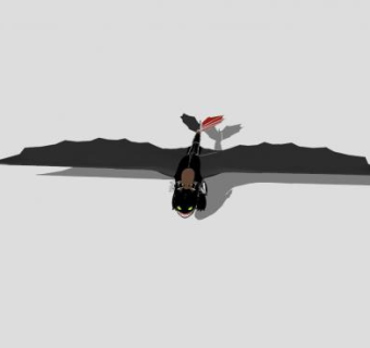 驯龙高手龙族没牙仔SU模型下载_sketchup草图大师SKP模型