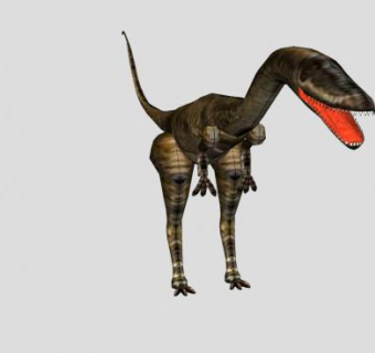 虚骨龙类恐龙SU模型下载_sketchup草图大师SKP模型