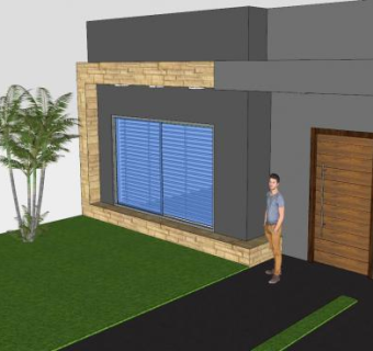 房子售楼处SU模型下载_sketchup草图大师SKP模型