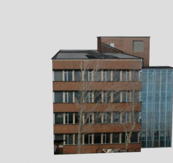 学生服务大楼售楼处SU模型下载_sketchup草图大师SKP模型