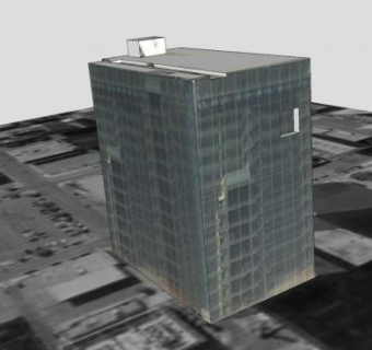 现代楼房建筑SU模型下载_sketchup草图大师SKP模型