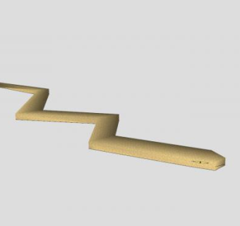 砂岩的蛇雕像SU模型下载_sketchup草图大师SKP模型