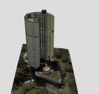 珍珠银行公寓SU模型下载_sketchup草图大师SKP模型