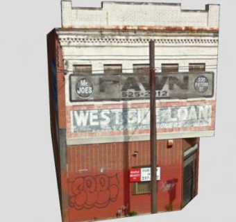 佐治亚州亚特兰大售楼建筑SU模型下载_sketchup草图大师SKP模型