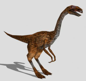 似鸡龙恐龙SU模型下载_sketchup草图大师SKP模型