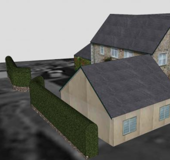 哈伍德房子售楼处SU模型下载_sketchup草图大师SKP模型