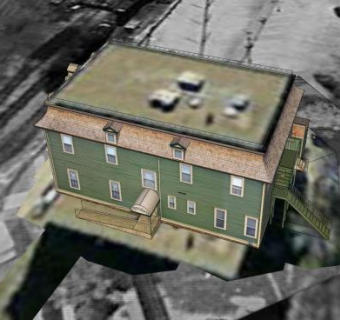 售楼处公园城房子SU模型下载_sketchup草图大师SKP模型