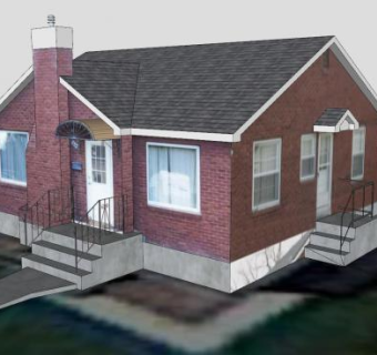 售楼处待售房子SU模型下载_sketchup草图大师SKP模型