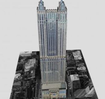 密歇根州售楼处SU模型下载_sketchup草图大师SKP模型