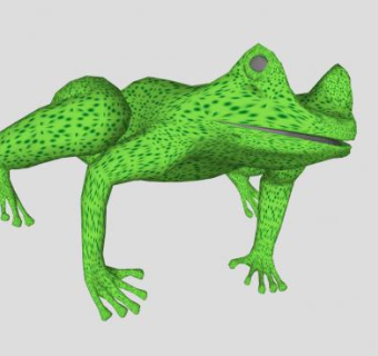 两栖纲动物青蛙SU模型下载_sketchup草图大师SKP模型
