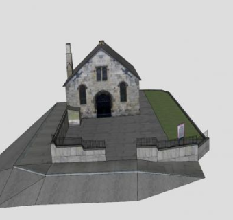现代销售场所SU模型下载_sketchup草图大师SKP模型